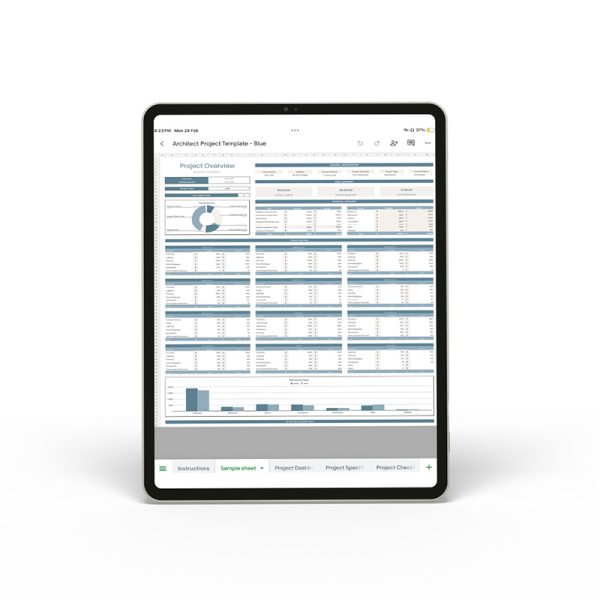 Architect Template – Blue