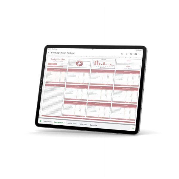 Event Planner Template – RosyBrown