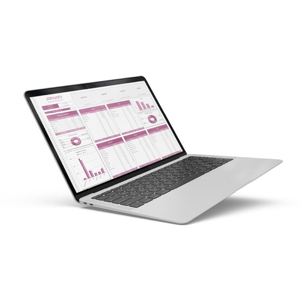 Monthly Budgeting Template – Magenta